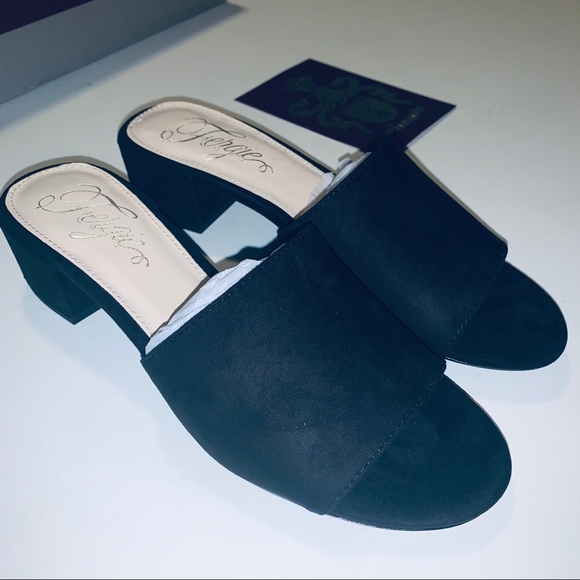(Reserved) Fergie Jane Women's Suede Mules - Picture 2 of 4
